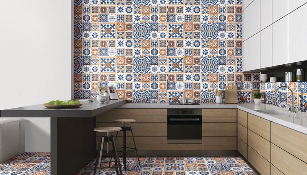 Mediterranean Patterned Digital Ceramic Wall Tiles 300*600
