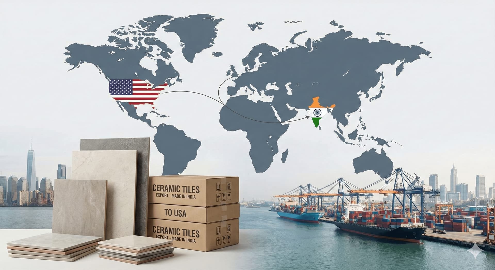 India–USA Tariff Reduction: What It Means for Ceramic Tile Imports from India